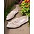baratos Sapatilhas e Mocassins de mulher-Sapatos femininos Flyknit Bow Slip-On – sapatilhas casuais leves e respiráveis para uso diário, piqueniques no jardim e reuniões ao ar livre