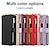 baratos Capa Samsung-telefone Capinha Para Samsung Galaxy S26 Ultra Plus S25 S25 Edge S24 S23 S22 Plus Ultra S23 FE A16 A55 5G A15 Capa para Cartão Wallet Zíper com cordão Slot para cartão Retro TPU Couro PU