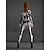 preiswerte Paar- und Gruppenkostüme-Totenkopf Skelett Cyborg Roboter Bodysuit Halloween Gruppen Paarkostüme Ganzkörper Catsuit Gruselkostüm Herren Damen Jungen Kinder Erwachsene Performance Party Club Halloween Karneval Tag der Toten