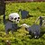 billiga Halloween-svart för kattpåle 3-pack djurdekor gräsmatta halloween skräck för katt