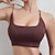 cheap Sports Bras &amp; Vests-Women&#039;s Workout Tank Tops Sports Bra Underwear Medium Support Breathable Wireless Padded Solid / Plain Color Sport Activewear Black White Gym Fitness Yoga