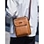 abordables Bolsos de hombre-Bolso bandolera de piel sintética impermeable para hombre con diseño multibolsillos: bolso bandolera informal de viaje para desplazamientos diarios, trabajo o salidas de fin de semana.