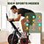 abordables Relojes inteligentes-Reloj inteligente de 2,01 pulgadas, reloj inteligente para fitness, running, Bluetooth, podómetro, recordatorio de llamadas, rastreador de actividad, compatible con Android e iOS, para hombre, modo