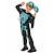 billige Drenge kostumer-Skelet Kranium Halloween Cosplay kostume Et Stykke Børne Drenge Pige Halloween Karneval Mardi Gras Halloween Maskerade Nemme Halloween kostumer Klæd dig ud