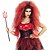 abordables Perruques d&amp;#39;Halloween-Perruque synthétique de sorcière – grande coiffure pour fête costumée, Halloween, carnaval et fête à thème, parfaite pour un costume de vieille sorcière
