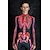 preiswerte Paar- und Gruppenkostüme-Totenkopf Skelett Bodysuit Halloween Gruppenkostüme Paarkostüme Ganzkörper-Catsuit Gruselkostüm Herren Damen Jungen Kinder Erwachsene Performance Party Club Halloween Karneval Tag der Toten einfach