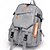preiswerte College-Rucksäcke-grauer Unisex-Utility-Rucksack – wasserfeste Schul- und Reisetasche mit Schnallenriemen und mehreren Aufbewahrungstaschen