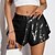 levne Spodní části-Retro 80. léta Lesklá metalíza Kraťasy Hotpants Disko Flitry Pevná barva Dámské Karnevalový kostým Karneval Klub Pride Parade Měsíc hrdosti Dospělé Kraťasy