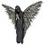 levne Figurky a ozdoby-Halloweenská nástěnná socha smrtky, pryskyřičná nástěnná dekorace bojovníka duše, strašidelné nástěnné umění smrti pro halloweenskou domácí dekoraci