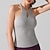 economico Top Yoga-Per donna Reggiseno da yoga Carro armato Reggiseno sportivo Supporto medio Senza ferretto Gli sport Tinta unica Top Per Palestra Atletico Pilates Abbigliamento sportivo