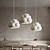 cheap Island Lights-Cloud Wabi Sabi Pendant Light, 28cm Height, Warm White White Light, E26 E27, Adjustable Chain