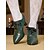 ieftine anii 1920-Pantofi oxford verzi pentru femei, din epoca edwardiană – pantofi eleganți victoriani vintage cu toc mediu, cu șireturi și detalii brogue, perfecți pentru petreceri cu ceai, cosplay și evenimente istorice, din anii 1900-1910