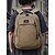 cheap College Backpacks-Men's Casual Laptop Backpack – Water-Repellent Canvas Bag with Multiple Compartments, Durable Design for School, Travel and Everyday Use