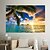 זול Landscape Prints-דפוס הדפסי בד מגולגל - מופשט L ו-scape מודרני מסורתי הדפסים אמנותיים