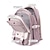 voordelige Kinderen en Tiener Rugzakken-Voor heren Dames rugzak Schooltas Schoolrugzak boekentas School Dagelijks Effen Kleur Oxfordstof Nylon Grote capaciteit waterdicht Lichtgewicht Hanger Rits Zwart Blozend Roze Paars