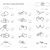 billige Gaver-Metalltrådpuslespillsett med 24 med pose, hjernetrim IQ-test, unentanglemen, jernlenke, opplåsing, interlock-spill, kinesisk ring, magisk triks, leketøy til festgave, barn, voksne, utfordring