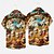 baratos Camisas-Oktoberfest Cerveja Camisas do Havaí Camisa Aloha Bávaro Munique Alemão Arte Gráfica Para Homens Adulto Carnaval Cerveja Oktoberfest Impressão 3D Férias Festa