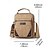 ieftine Genți de Băieți-Geantă de umăr crossbody din pânză rezistentă la apă pentru bărbați, cu design rezistent la zgârieturi, stil vintage casual, pentru exterior, călătorii și utilizare zilnică