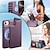 cheap iPhone Cases-Phone Case For Apple AirTag iPhone 16 Pro Max Plus iPhone 15 14 Pro Max Plus iPhone 13 Pro Max Magnetic Adsorption Wallet Case Flip Cover with Stand Holder Detachable Support Wireless Charging Retro