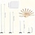 billige Event &amp; Party Supplies-310-delers sett med veker til søylelys – 1/3/6/8 tommers veker med 10 holdere og 100 etiketter, røykfri brenning, DIY-lyslagingsutstyr til hjemmebruk og hobbybruk