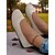 baratos Sapatilhas de mulher-sapatilhas femininas de bico largo e malha amarela – sapatos casuais respiráveis para trabalho, viagens e passeios de primavera