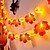 economico Luci di Halloween-Lampada a forma di zucca con foglia d&#039;acero e luci a LED per Halloween, 1,5 m, 10 LED, per decorazioni di interni ed esterni, per feste di Halloween, atmosfera da casa stregata