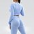 economico Set e Tutine-Per donna 2 Pezzi Tuta da yoga Abiti da salotto Leggings senza cuciture Autunno Tinta unica Completo Abbigliamento Nero Blu Reale Allenamento in Palestra Pallavolo Corsa Vita Alta Asciugatura Rapida