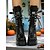 tanie Dla kobiet-Damskie gotyckie punkowe buty na platformie do kolan – czarne, sznurowane buty bojowe z klamrą i ćwiekami, idealne na Halloween, cosplay i wieczorne wyjścia