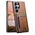 billige Samsung-etui-telefon Etui Til Samsung Galaxy S26 Pluss S26 Ultra S25 S24 S23 S22 Plus Ultra Bakdeksel med stativ Kortspor Støtsikker Kontor / Bedrift TPU PU lær