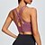 cheap Sports Bras &amp; Vests-Women&#039;s Sports Bra Underwear High Supports Breathable Wireless Padded Solid / Plain Color Sport Activewear Wine Red Black Gym Fitness Yoga