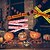 economico Halloween-Avviso di isolamento per Halloween con segnaletica di sicurezza gialla per pericolo, disposizione esterna del giardino, linea di supporto