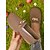 abordables Zapatillas sin cordones y mocasines de mujer-Mocasines Flyknit sin cordones con puntera ancha en color naranja para mujer: cómodos zapatos planos informales y transpirables con detalle de cadena metálica, ideales para ir de compras, trabajar y pasear por el jardín.
