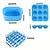 economico Teglie da forno e accessori pasticceria-Set di 3 rivestimenti riutilizzabili in silicone per friggitrice ad aria, vassoio antiaderente in silicone, griglia per pancetta&amp;amp;Stampo a 9 cavità per uova e cupcake, accessori multiuso per