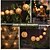 economico Sistemi d&#039;illuminazione per esterni-Lanterna decorativa a forma di sfera in filo di rattan - 10 luci a forma di globo in rattan con sfere in vimini, per interni ed esterni, per patio, pergolato, veranda, festa, cortile