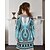 economico Abito 3D Shining Vision-ragazze&#039; 3D Grafico Abito Manica Lunga Estate Primavera Vacanza Quotidiano Ferie Principessa Bello Dolce Bambini 4-12 Anni Vestito Casual Abito a trapezio Lunghezza al ginocchio Vestibilità regolare