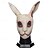 preiswerte Wearables &amp; Dress-Up-Blutige Halloween-Hasenmaske für Erwachsene, realistische, gruselige Latex-Gesichtsmaske, gruselige Vollkopf-Hasenmaske für Spukhaus, Cosplay und Partydeko
