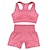 billiga Set och One-Pieces-Dam 2 delar Sport BH Träningsset Yogakläder Ensfärgat Träningsdräkter Mörkgrå Sjöblå Gymträning Hög midja Stretch Andningsfunktion Ärmlös Sport Sportkläder Smal