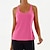 cheap Sports Bras &amp; Vests-Women&#039;s Workout Tank Tops Sports Bra Underwear Low Support Breathable Removable Pad Padded Solid / Plain Color Sport Activewear Black White Gym Fitness Yoga