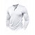 economico Cime-Per uomo Camicia da escursionismo cima dell'escursionismo Camicia Henley Manica Lunga Maglietta Top Esterno Leggero Traspirante Primavera Autunno Zip a un quarto Poliestere Nero Bianco Blu marino