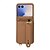 preiswerte Samsung-Handyhülle-Handy Hülle Handyhüllen Für Samsung Galaxy Z Flip 7 Z Flip 6 Z Flip 5 Z Flip 4 Rückseite mit Trageriemen Ständer Kartenfach Retro TPU PU-Leder