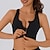 cheap Sports Bras &amp; Vests-Women&#039;s Sports Bra Underwear High Supports Breathable Wireless Padded Solid / Plain Color Sport Activewear Black Blue Gym Fitness Yoga