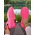 abordables Baskets femme-Baskets de marche Flyknit roses pour femmes – Chaussures de sport légères et respirantes pour le fitness, la course à pied, les promenades au parc et les courses