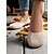 baratos Sapatilhas de mulher-sapatilhas femininas de bico largo e malha amarela – sapatos casuais respiráveis para trabalho, viagens e passeios de primavera