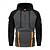 abordables sweats à capuche basiques pour hommes-Homme Sweat à capuche Sweat à capuche quart zippé Noir Chameau Gris foncé À capuche Bloc de Couleur Patchwork Avec Poches Quart de zip Sport &amp; Loisir Quotidien Fête Polyester Streetwear Basique