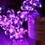 abordables Tiras de Luces LED-Guirnalda de luces solares de 12 m y 100 LED con diseño de flor de cerezo para Navidad, bodas, fiestas, patios, exteriores, impermeables, balcones, vallas, decoración de Halloween
