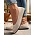 baratos Sapatilhas de mulher-sapatilhas femininas de bico largo e malha amarela – sapatos casuais respiráveis para trabalho, viagens e passeios de primavera