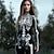 cheap Skulls &amp; Bones-Skull Skeleton Halloween Bodysuit Full Body Catsuit Scary Costume Kid&#039;s Adults&#039; Men&#039;s Women&#039;s Boys&#039; Halloween Carnival Day of the Dead Performance Party Club Easy Halloween Costumes Dress Up