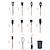 abordables Utensilios de cocina y gadgets-Juego de utensilios de cocina de silicona de 12 piezas, herramientas de cocina antiadherentes que incluyen espátula, volteador, pinzas y batidor, utensilios de cocina de silicona resistentes al calor