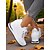 baratos Ténis de mulher-Tênis feminino flyknit com salto oculto, estilo esportivo com listras ousadas, perfeito para uso diário, caminhadas e passeios casuais