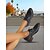 cheap Women&#039;s Oxfords-Women&#039;s Woven Faux Leather Oxford Shoes – Retro Lace-Up Low Heel Brogues for Casual Fall Outfits and Daily Walking